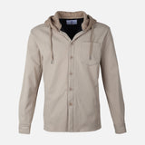 MEN LONG SLEEVE SHIRT WITH HOOD