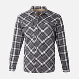 MEN LONG SLEEVE SHIRT SPREAD COLLAR