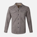 MEN LONG SLEEVE SHIRT SPREAD COLLAR