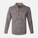 MEN LONG SLEEVE SHIRT SPREAD COLLAR