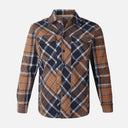 MEN LONG SLEEVE SHIRT SPREAD COLLAR