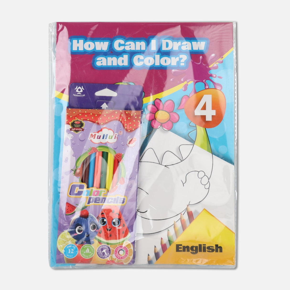 COLOUR PENCIL & BOOK SET