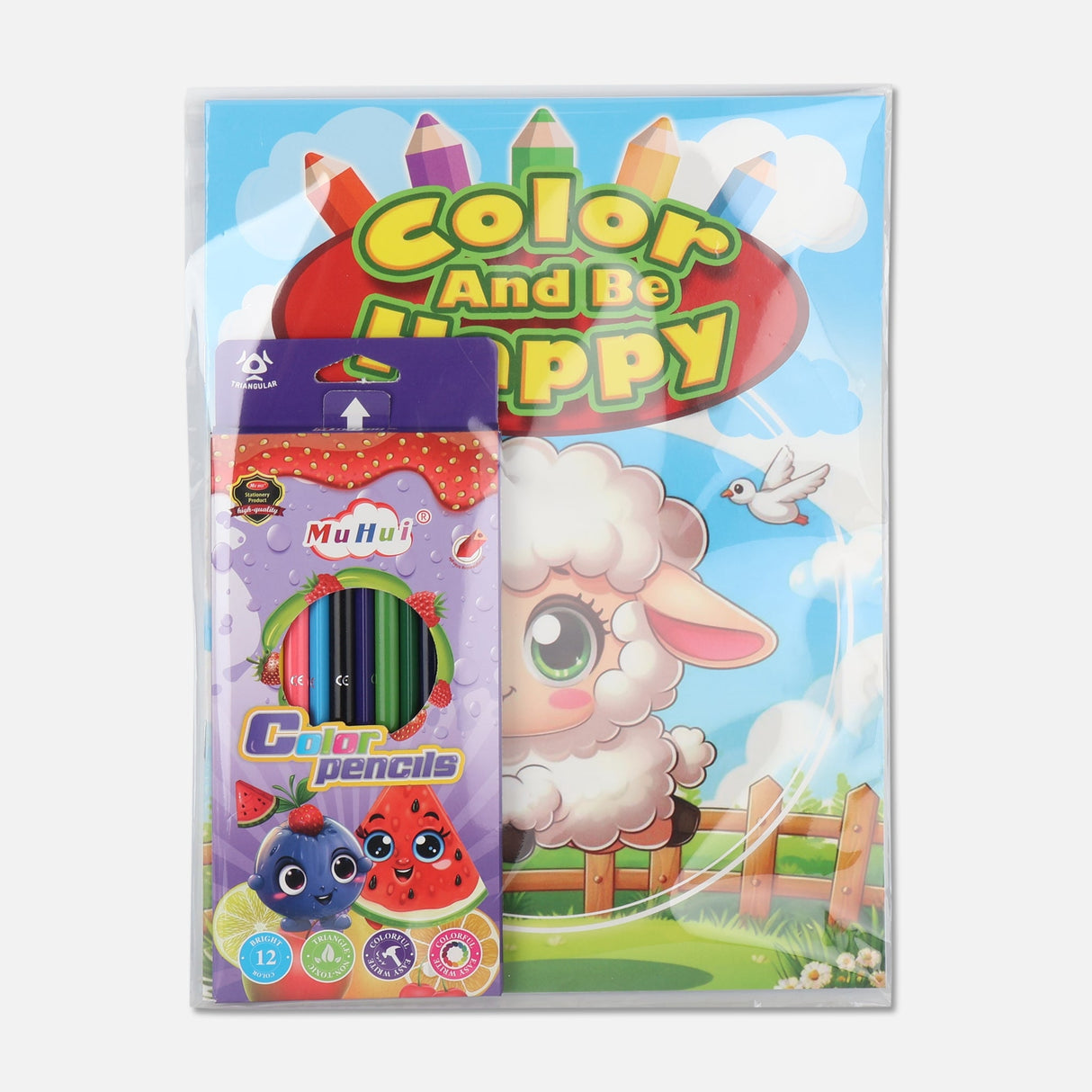 COLOUR PENCIL & BOOK SET