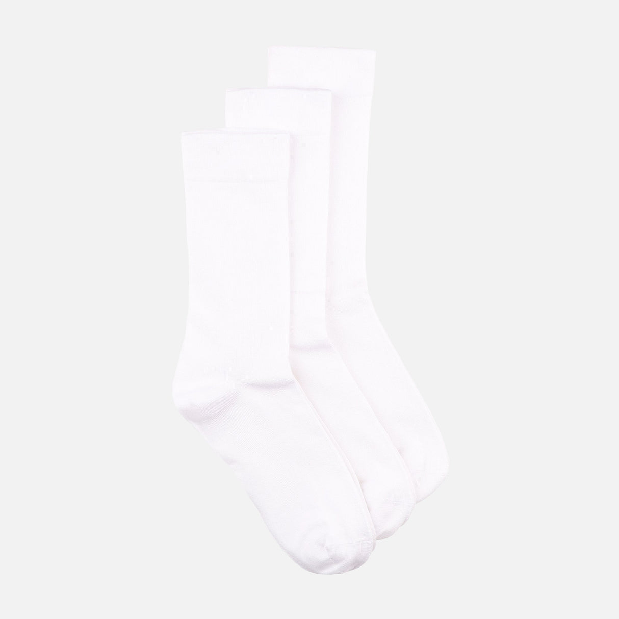 Men Diabetic Hand Linked Bamboo Crew Socks