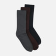 Men Diabetic Hand Linked Bamboo Crew Socks