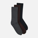 Men Diabetic Hand Linked Bamboo Crew Socks