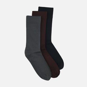 Men Diabetic Hand Linked Bamboo Crew Socks
