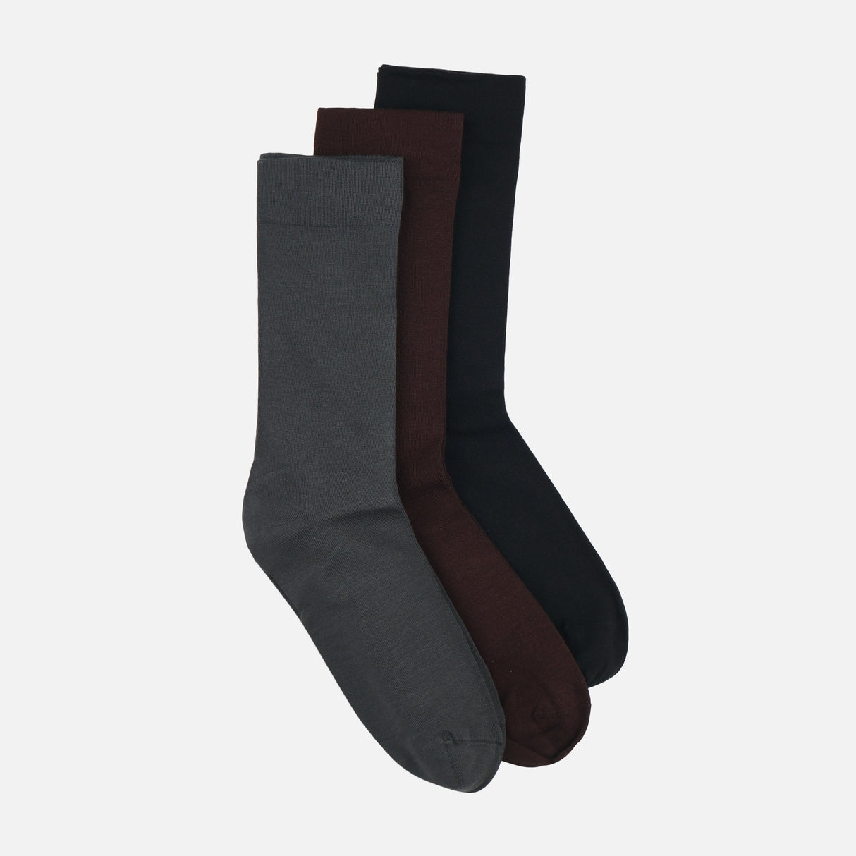 Men Diabetic Hand Linked Bamboo Crew Socks