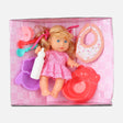 DOLL TOY SET WITH SOUND 9 INCH
