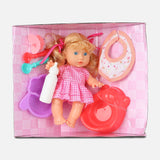 DOLL TOY SET WITH SOUND 9 INCH