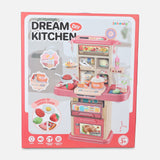 KITCHEN SET WITH LIGHT AND SOUND TOY