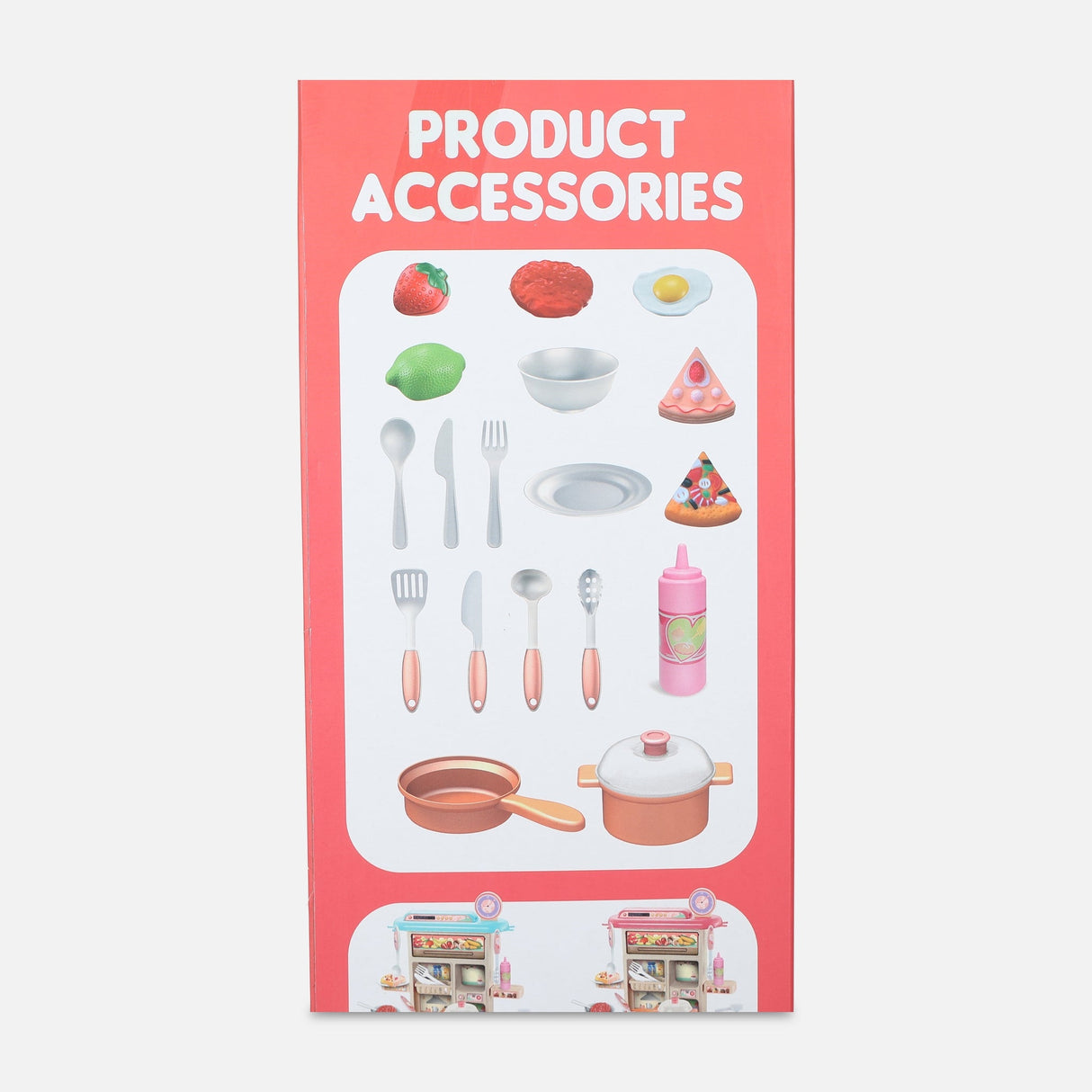KITCHEN SET WITH LIGHT AND SOUND TOY
