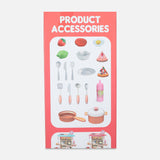 KITCHEN SET WITH LIGHT AND SOUND TOY