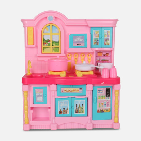 KITCHEN SET WITH LIGHT AND SOUND TOY