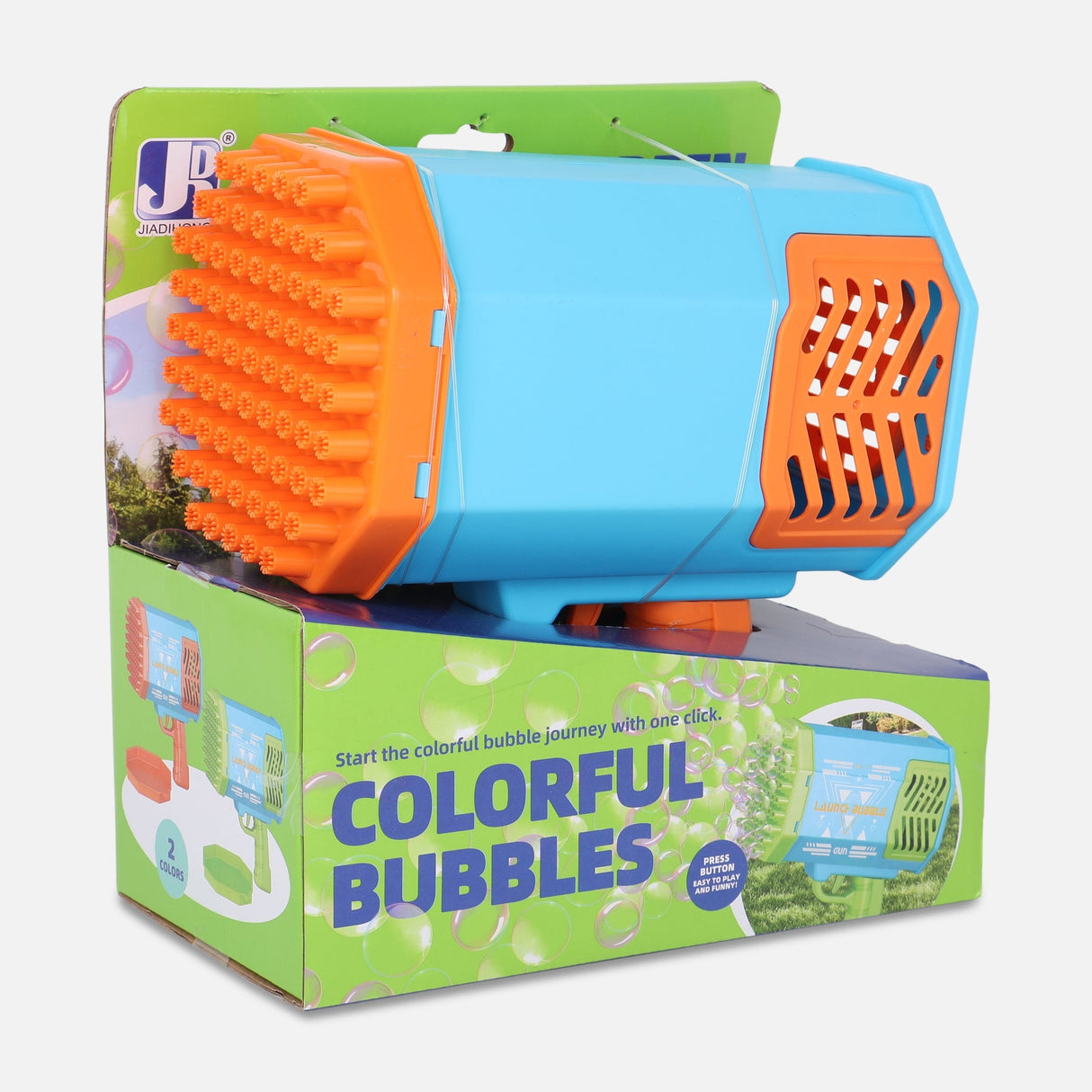 69 HOLES BUBBLE BLASTER WITH TRAY TOY