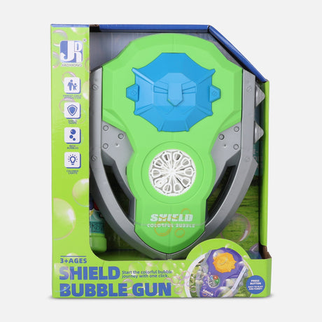 10 HOLE SHIELD BUBBLE GUN TOY