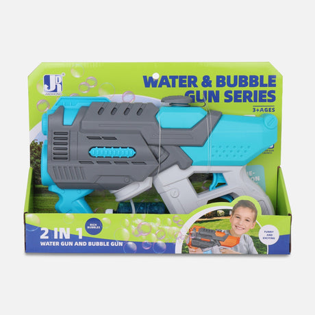 2 IN1 B/O 8 HOLES BUBBLE + WATER GUN TOY