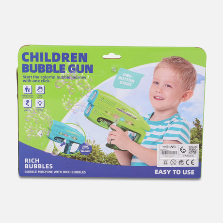 B/O 16 HOLES BUBBLE GUN TOY