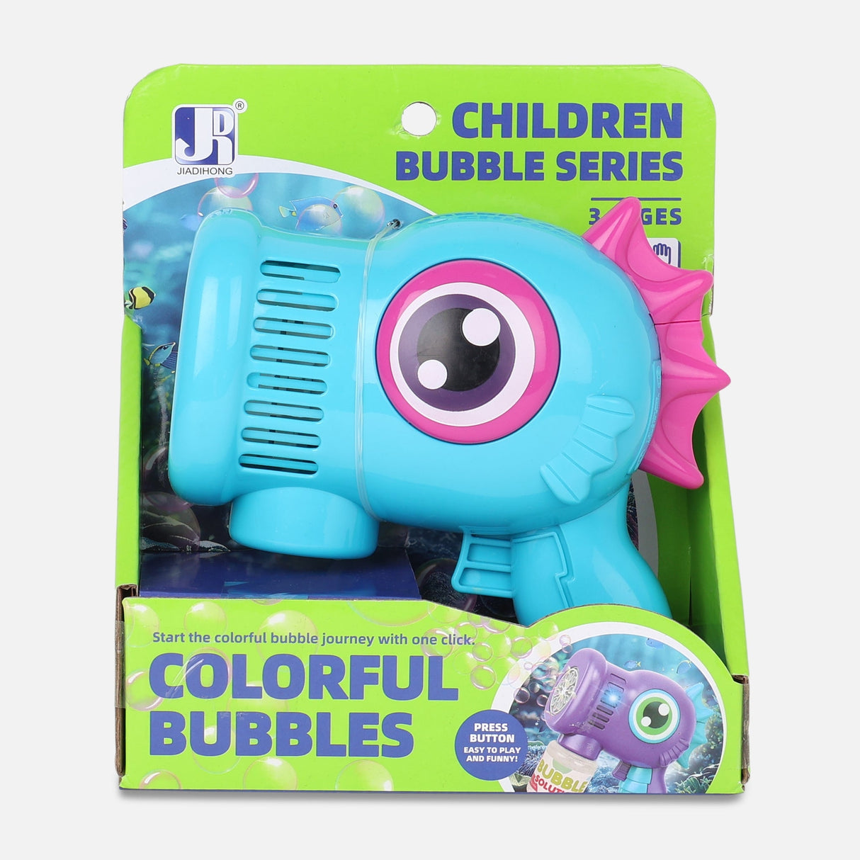 10 HOLES B/O SEAHORSE BUBBLE TOY