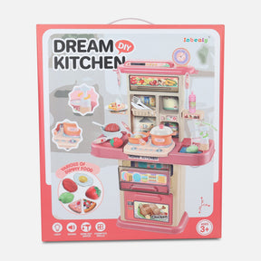 LARGE DINING TABLE - PINK +20 PIECES