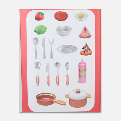 LARGE DINING TABLE - PINK +20 PIECES