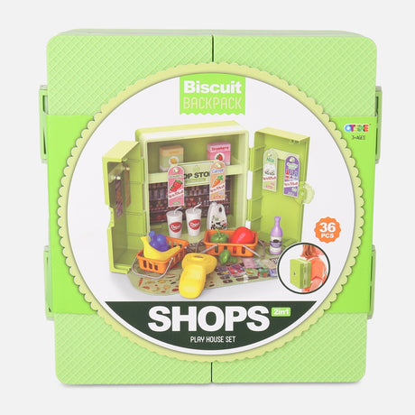 Supermarket Backpack 36Pcs Play Set