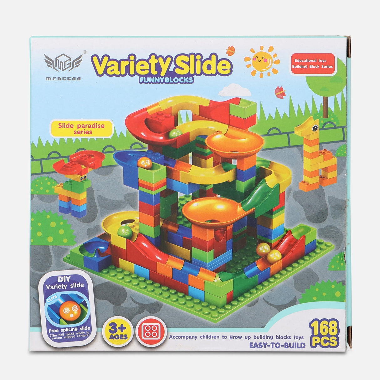 BLOCK - SKIDWAY 168 PIECES