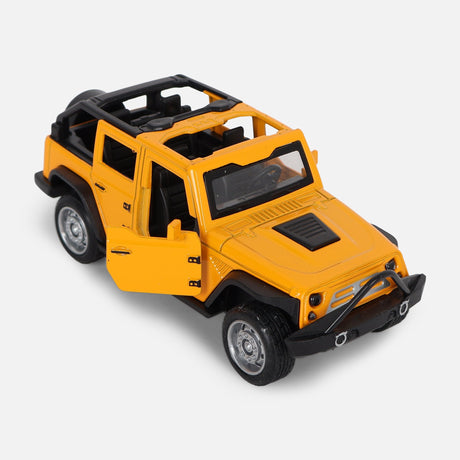 WRANGLER PICKUP CAN OPEN DOOR DIECAST PULL BACK CAR
