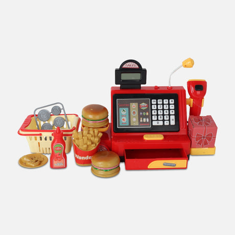 Kids Cash Register Toy With Scanner