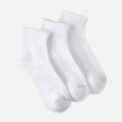 LADIES NAUTICA QUARTER CREW SOCKS 3 PAIRS