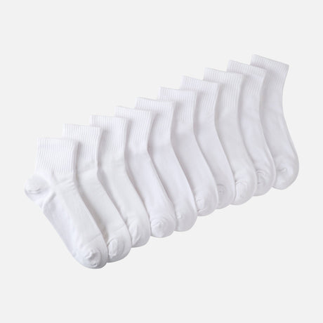 LADIES QUARTER SOCKS 10 PAIRS