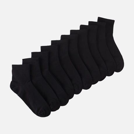 LADIES QUARTER SOCKS 10 PAIRS