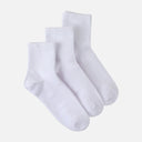 LADIES SCHOOL QUARTER SOCK 3 PAIRS