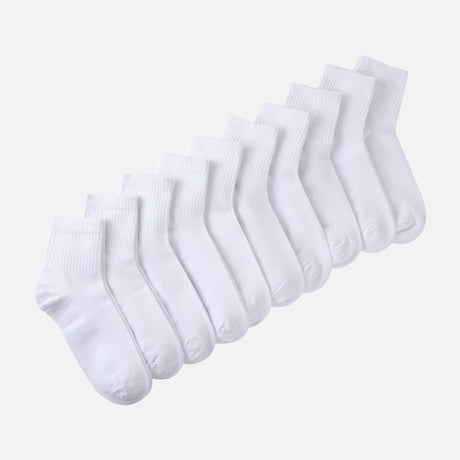 LADIES QUARTER SOCKS 10 PAIRS