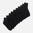 LADIES QUARTER SOCKS 10 PAIRS