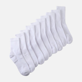 MEN QUARTER SOCKS 10 PAIRS