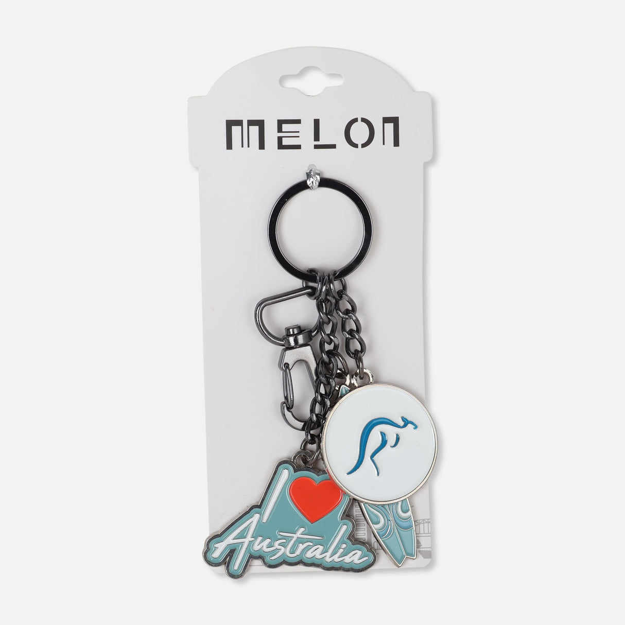 Melon Surfer Keychain