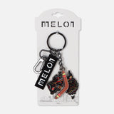 Melon Aus Map Keychain