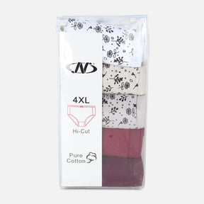 Women High-Waisted Panties  5 Pieces