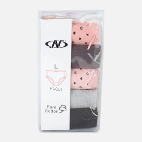 Women Mid-Rise Panties  5 Pieces