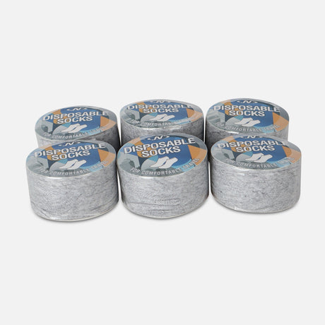DISPOSABLE ANKLE SOCKS 6 PAIRS