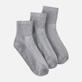MEN QUARTER SPORTS SOCKS 3 PAIRS