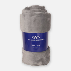 Solid Flannel  Fleece Blanket