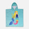 Printed Poncho Towel With Border Ball