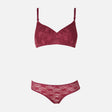 Jacquard Padded Bra & Panty Set