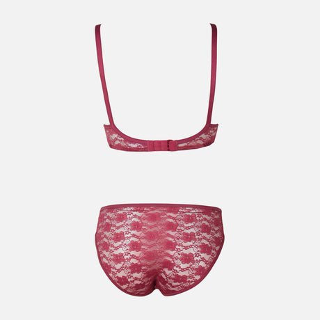 Jacquard Padded Bra & Panty Set