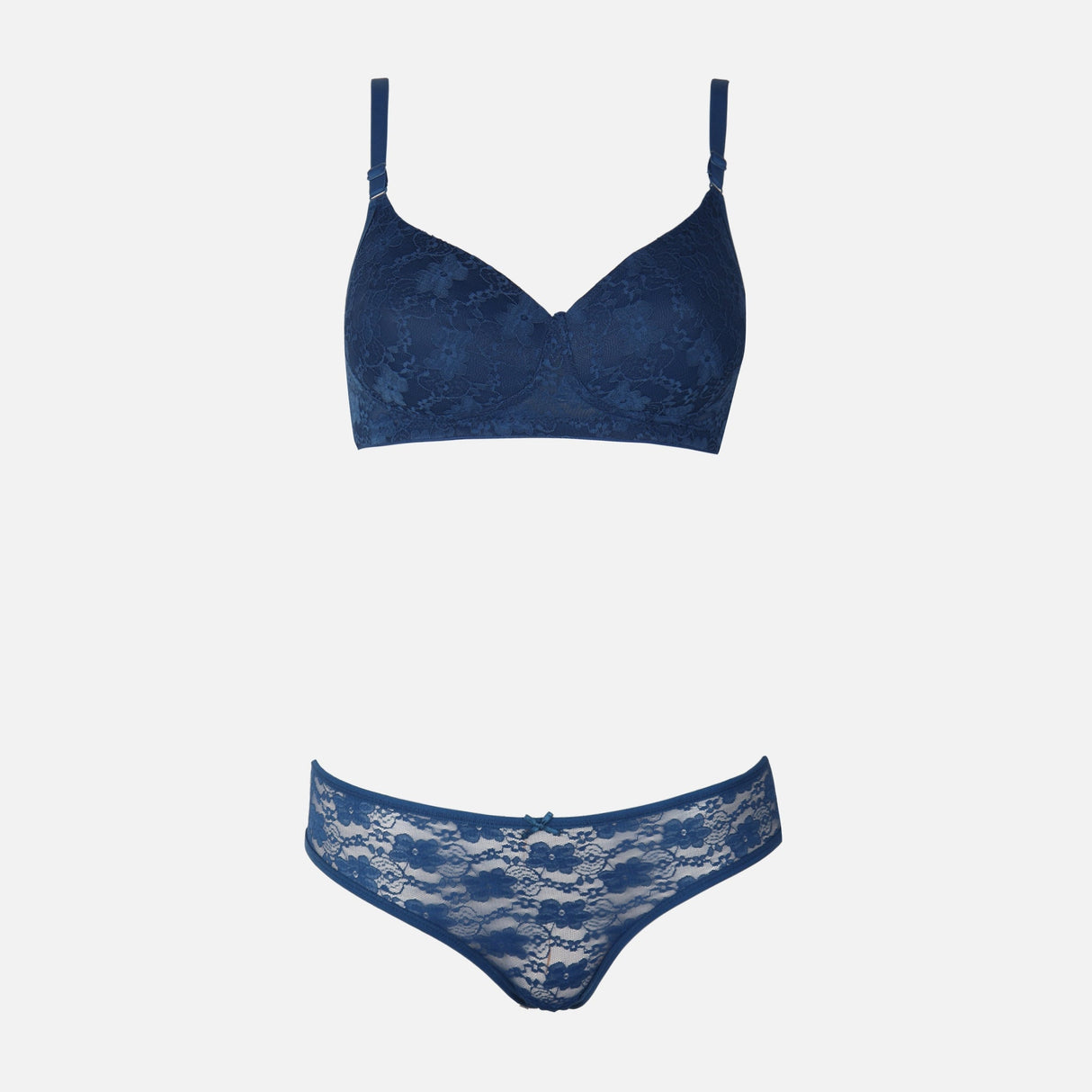 Jacquard Padded Bra & Panty Set