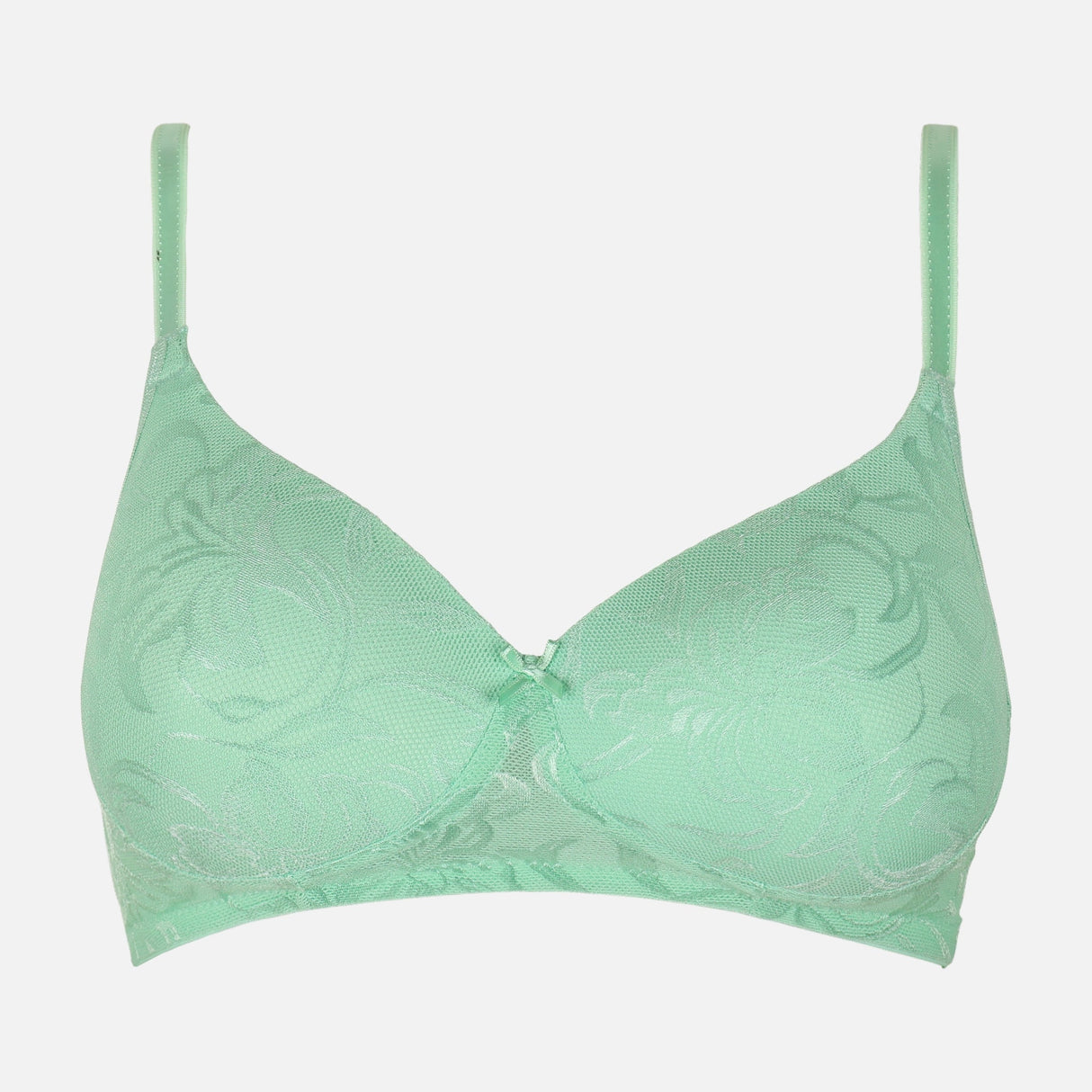 Jacquard Padded Bra & Panty Set Cup B