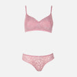 Jacquard Padded Bra & Panty Set Cup B