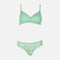 Jacquard Padded Bra & Panty Set Cup C